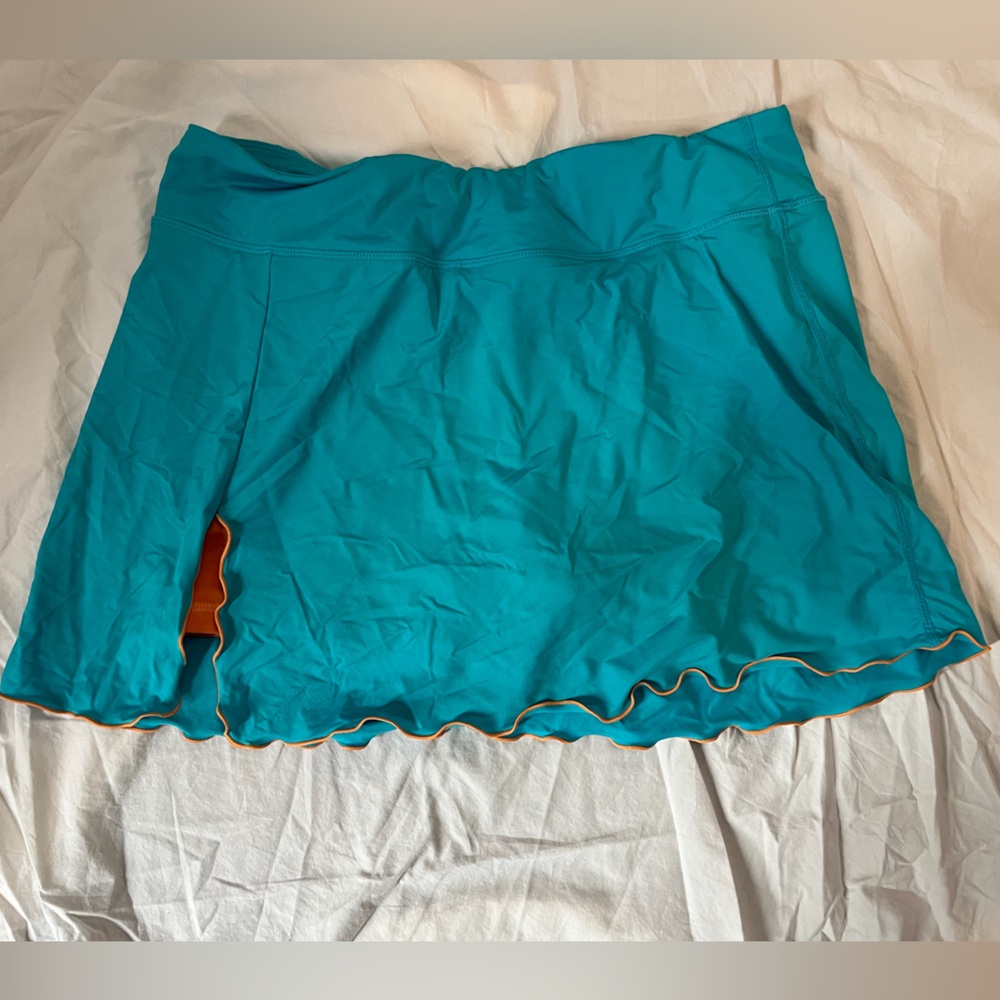 Fila Tennis Skirt with Orange Trim